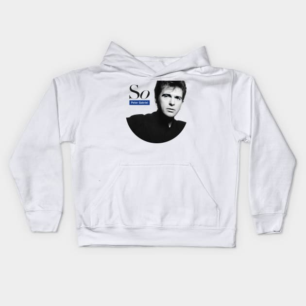 Peter Gabriel So cover Kids Hoodie by todd_stahl_art